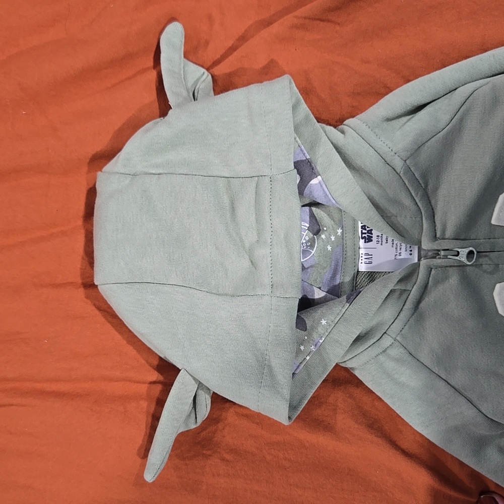 Star Wars x Baby Gap Yoda Zip Up Hoodie - Picture 13 of 14